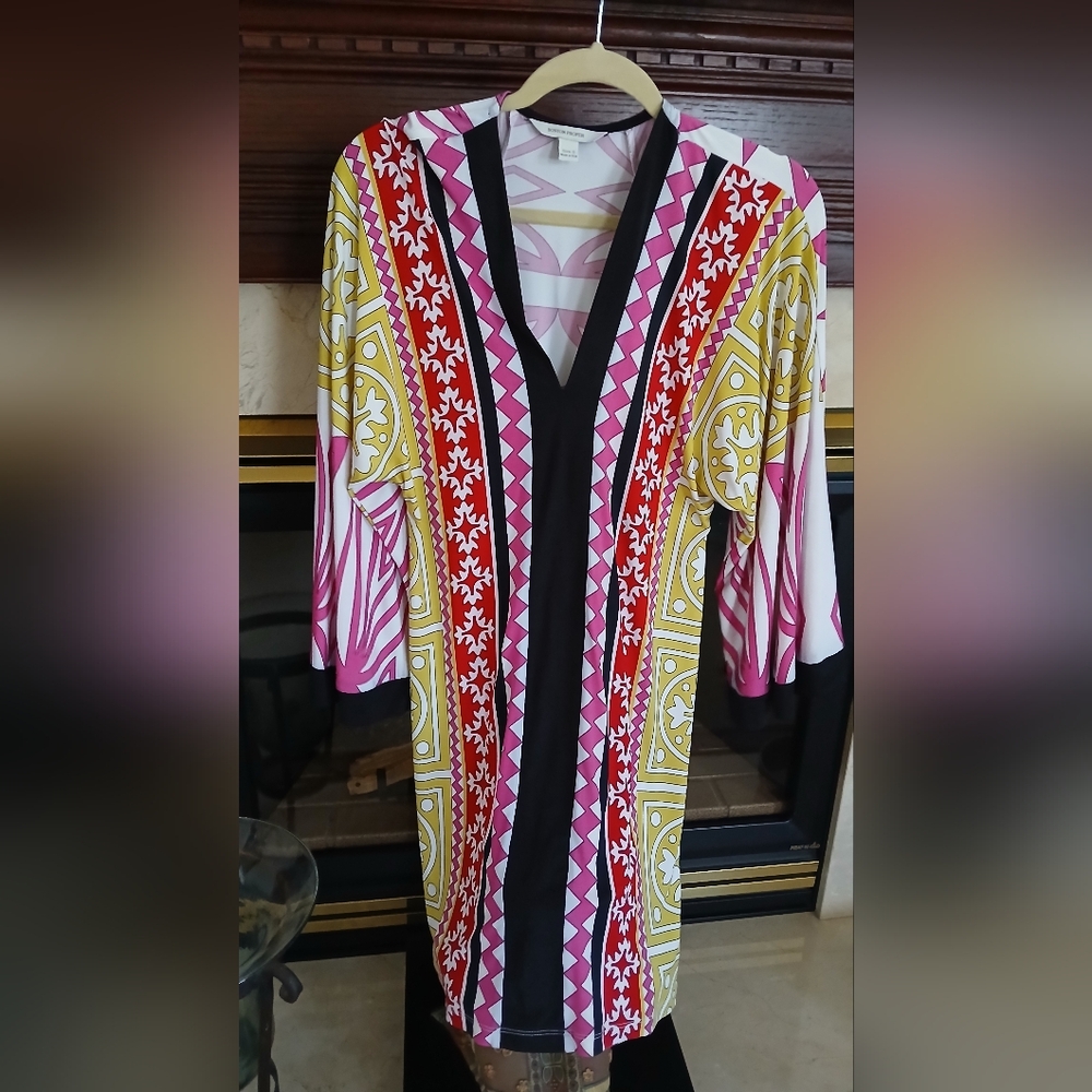 Boston Proper Flare Sleeve Dress